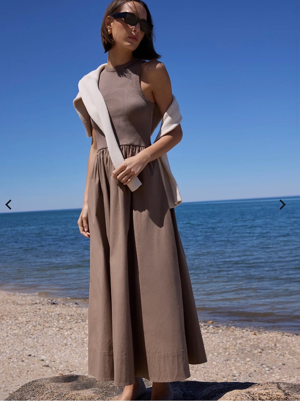 Sold out nyc RSVP Dress in Stone, XS, NWT